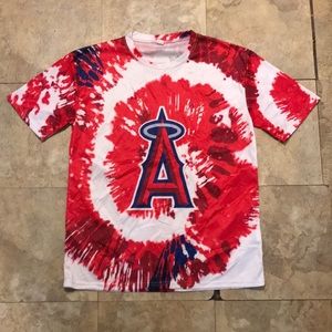 California Angels tie dye tee